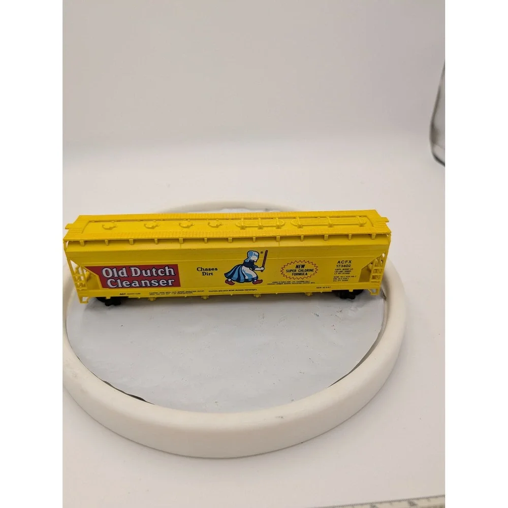 HO Scale Old Dutch‎ Cleanser ACF Center Flow Covered Hopper Yellow ACFX 173402